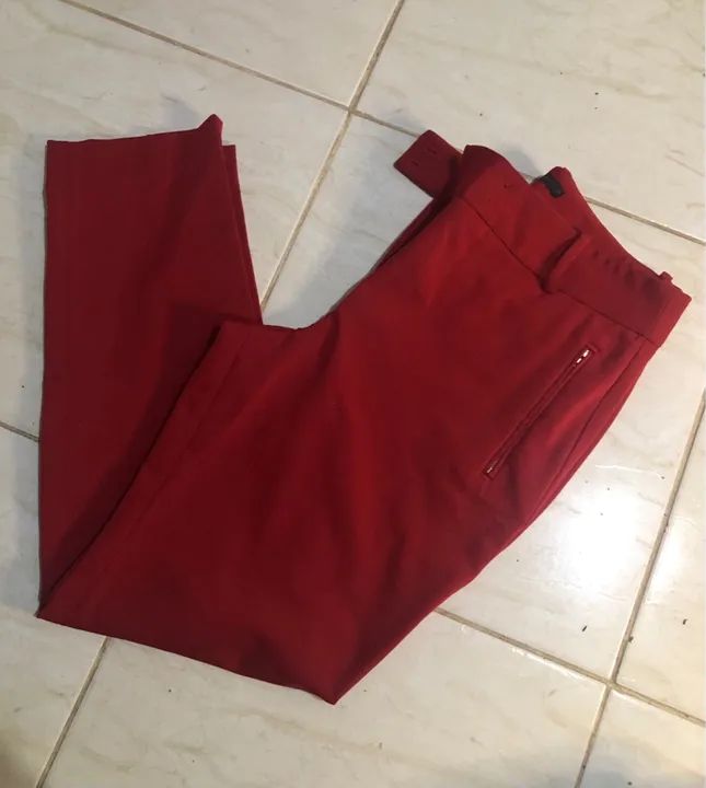 Calça Social Vermelha
