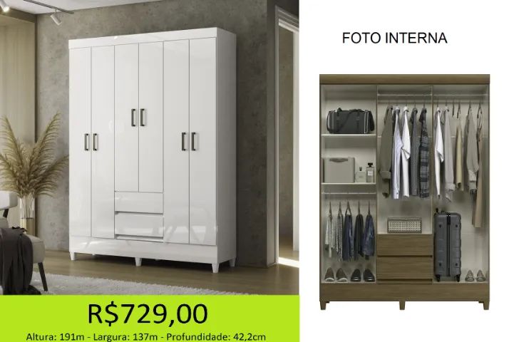 Roupeiro a pronta entrega - aproveite  - Foto 3