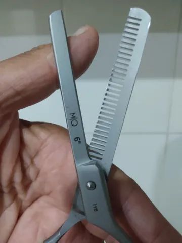 Tesoura Profissional Talent Dentada MQ 6 Hair Desfiadora - Usada  - Foto 3