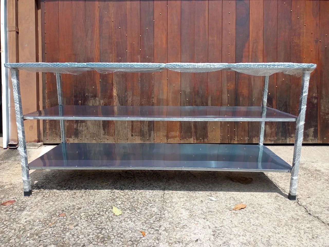 Mesa de inox com paneleiro nova  - Foto 2