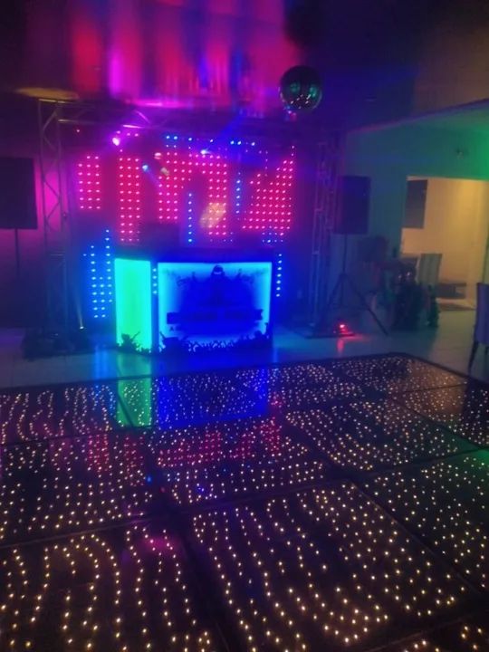 Dj som iluminação pista de led 