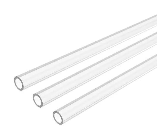 Kit Bykski com 4 peças de Tubo Rígido Petg Transparente de 12mm para Water Cooler Custom - Foto 2
