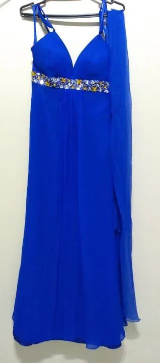 Vestido Azul Longo TAM n° 36 - Foto 2