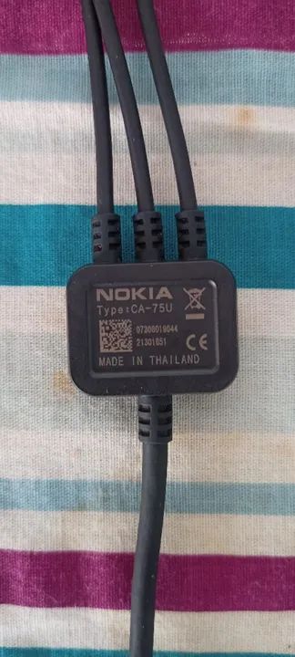 Cabo áudio e vídeo modelo: CA-75U ORIGINAL NOKIA (MUITO RARO RELÍQUIA) - Foto 4