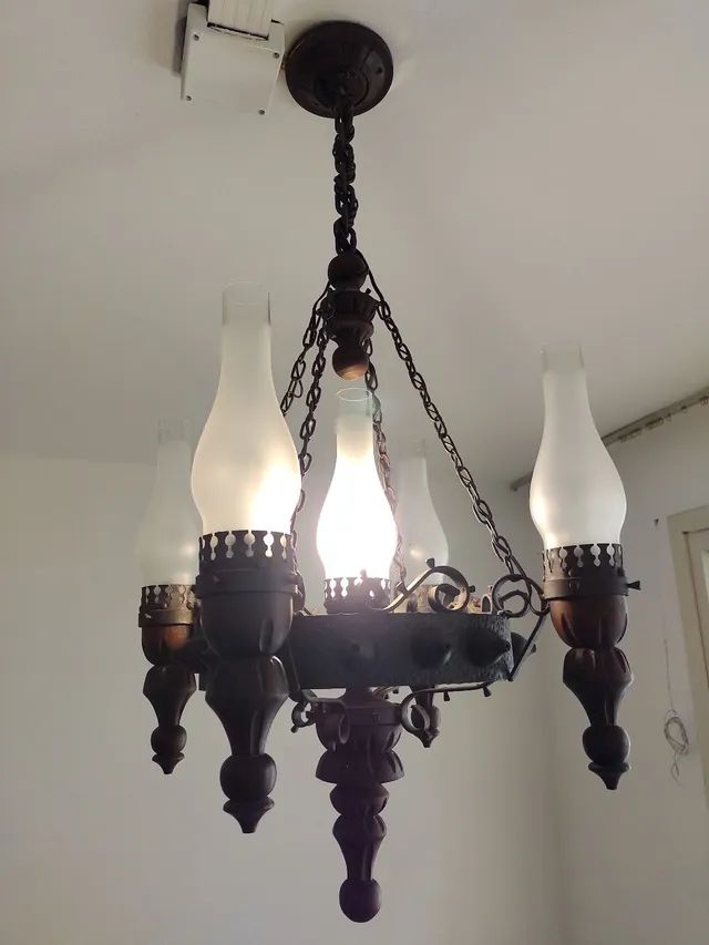 Lustre com cinco lâmpadas  - Foto 2