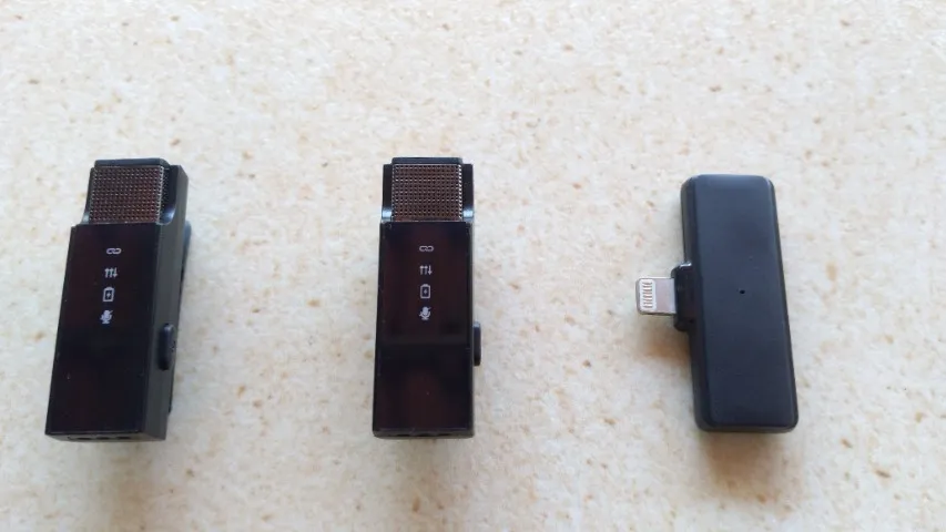 Microfone sem fio para iPhone