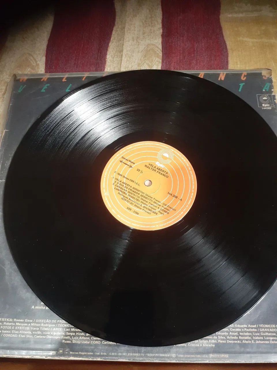 Disco de Vinil Walter Franco - Vela Aberta - Foto 3