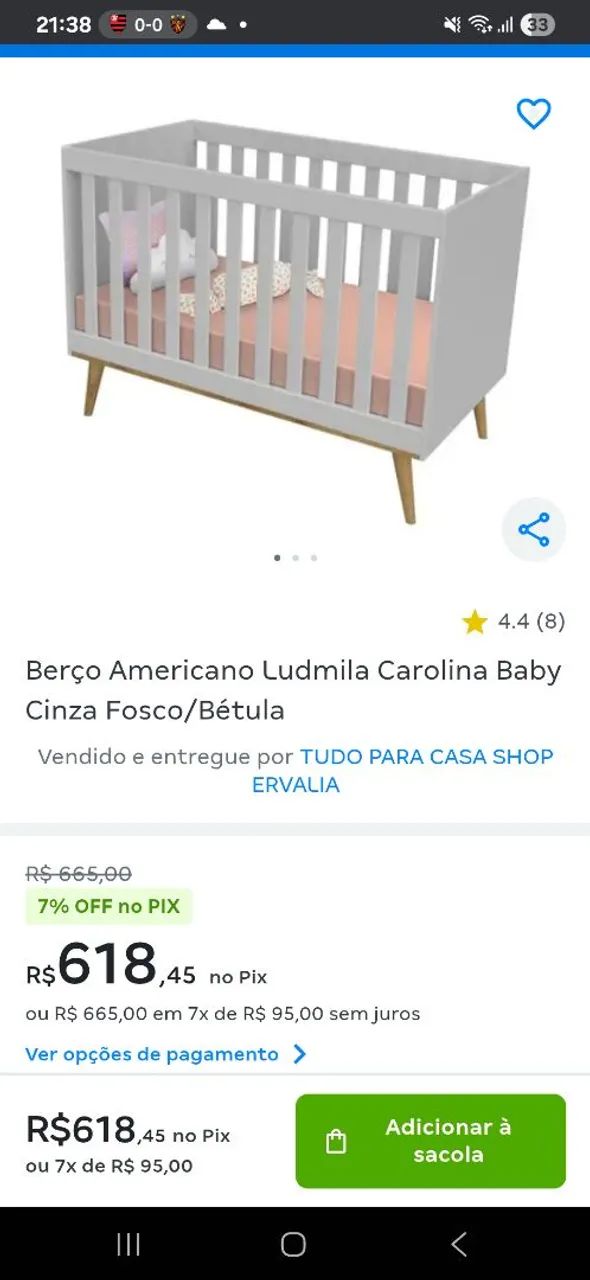 Berço com colchão  - Foto 4