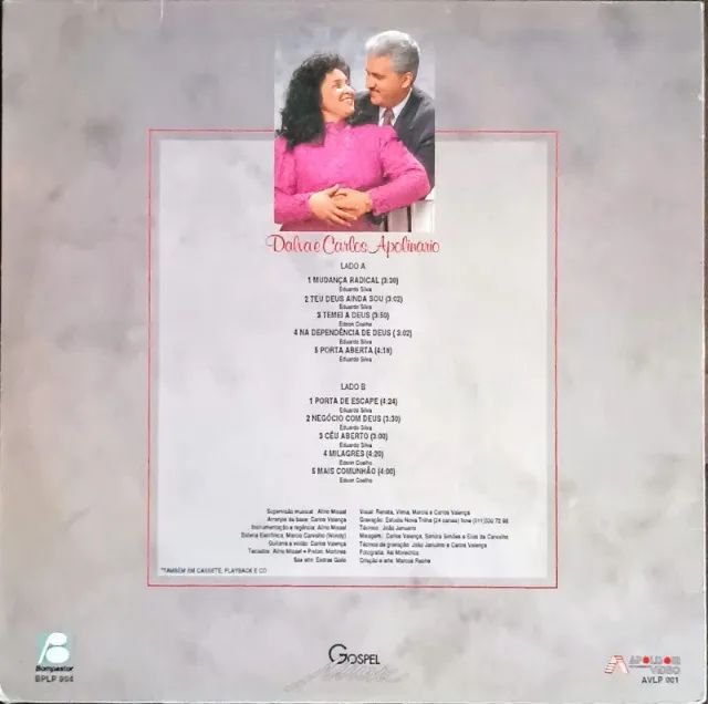 Lp Disco de Vinil Gospel Evangélico Dalva Apolinário - Mudança Radical - com encarte - Foto 2