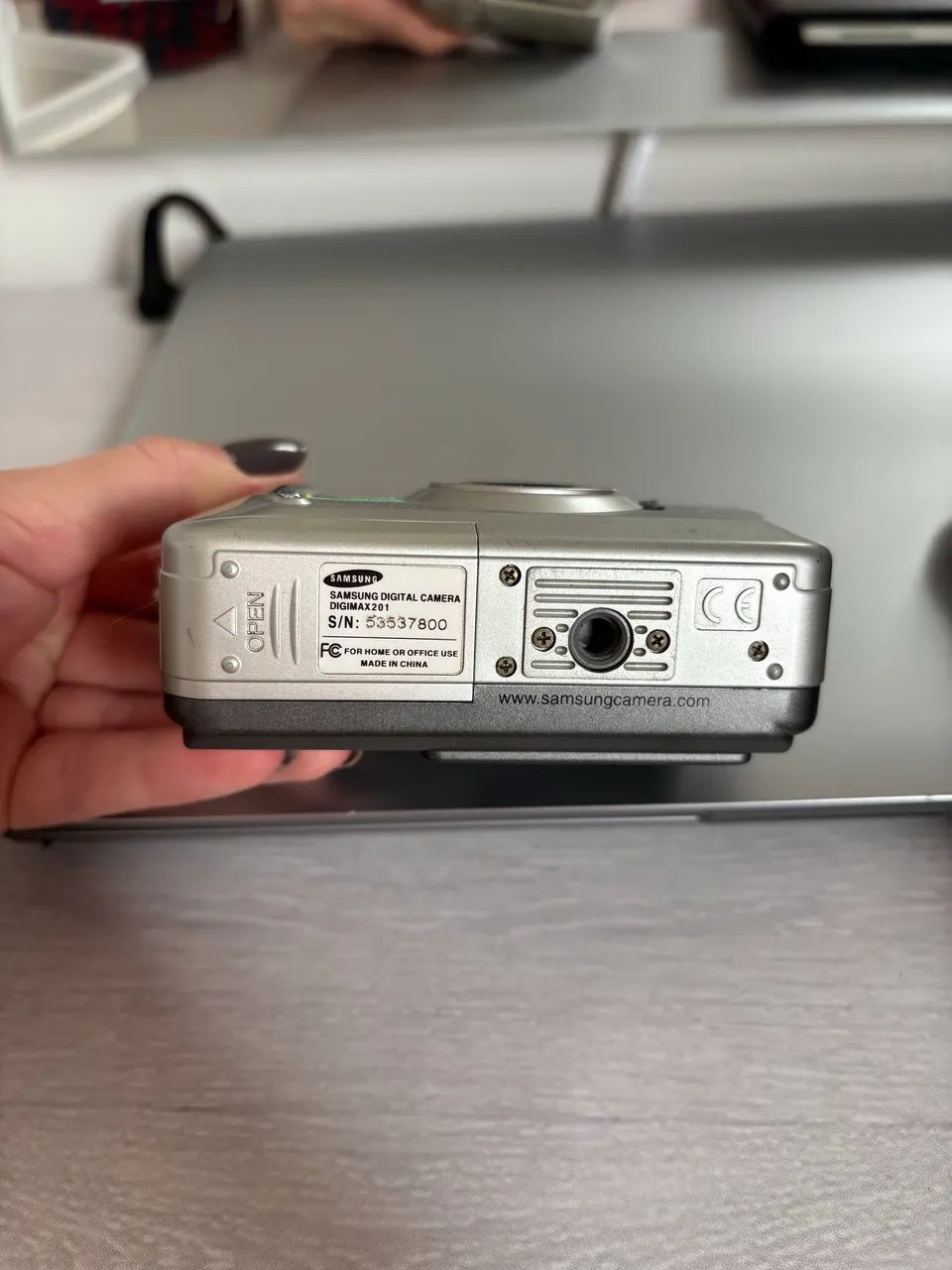 Câmera digital funcionando 64318752238850122