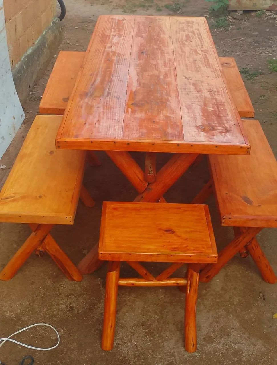 *MESA RUSTICA* (PRONTA ENTREGA) - Foto 2