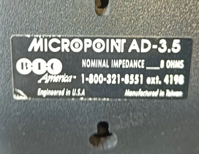 5 Caixa De Som Surround Micropoint Ad-3.5 Usa Funciona Perfeitamente - Foto 4