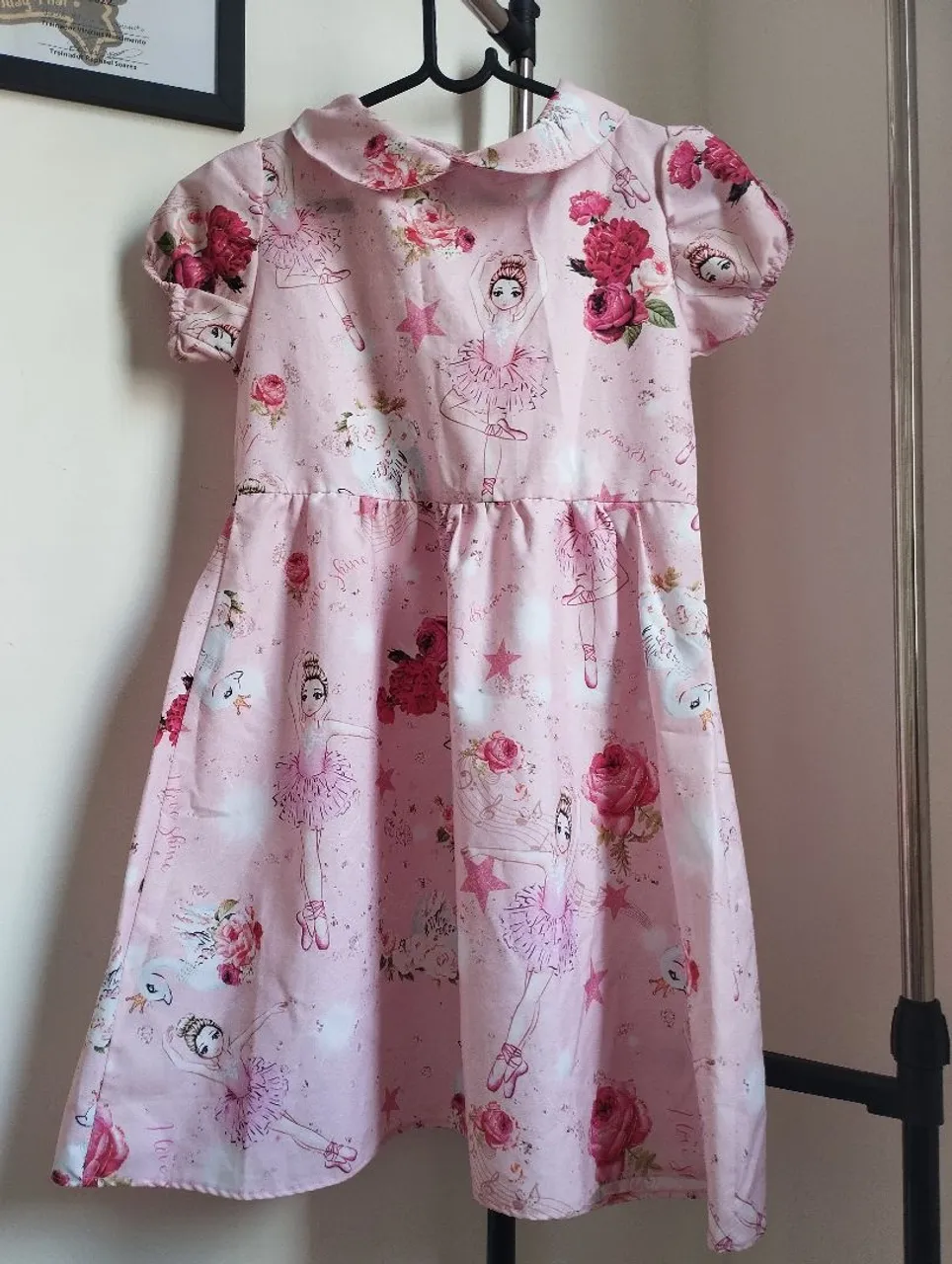 Vestido Infantil Bailarina Rosa