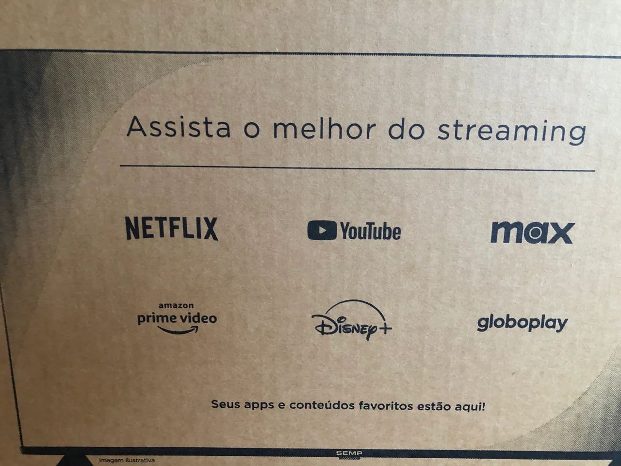 Tv  semp 32. Pol na caixa