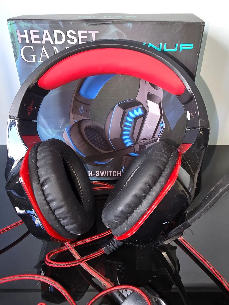 2 Headset sendo este Knup Gamer e este headset JBL Quantum 300