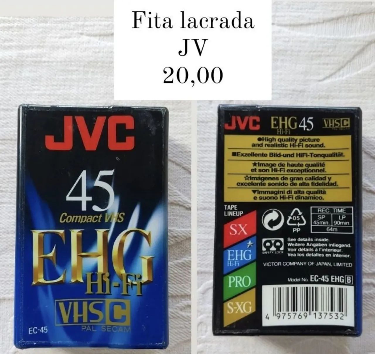 Lote de fitas VHS,cassete CD-R novos e usados  - Foto 3