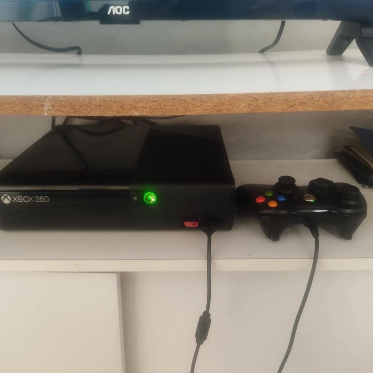 Xbox 360 com jogos  - Foto 2