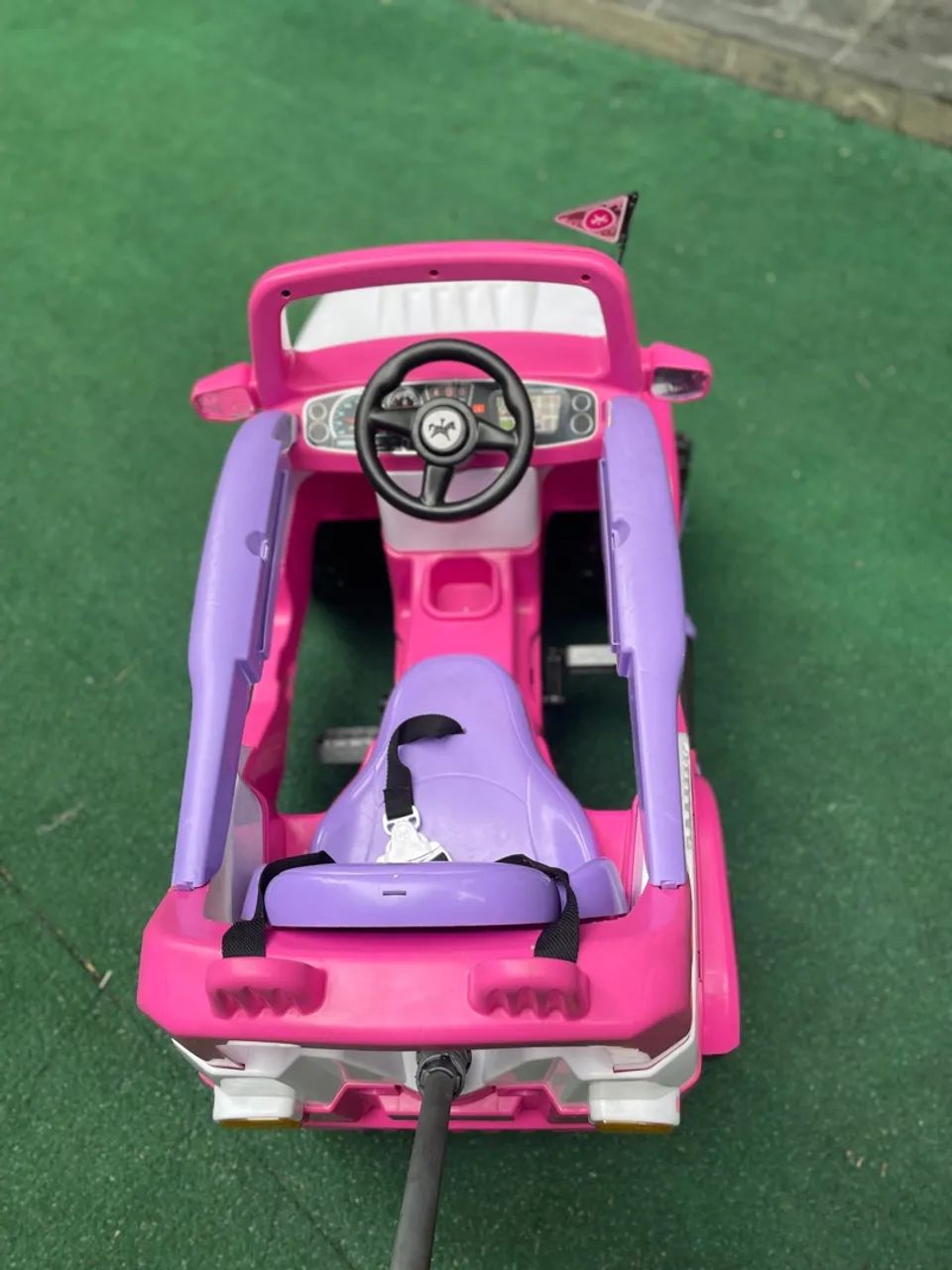 Carrinho De Passeio/Pedal Infantil C/ Empurrador - Diipi - Calesita