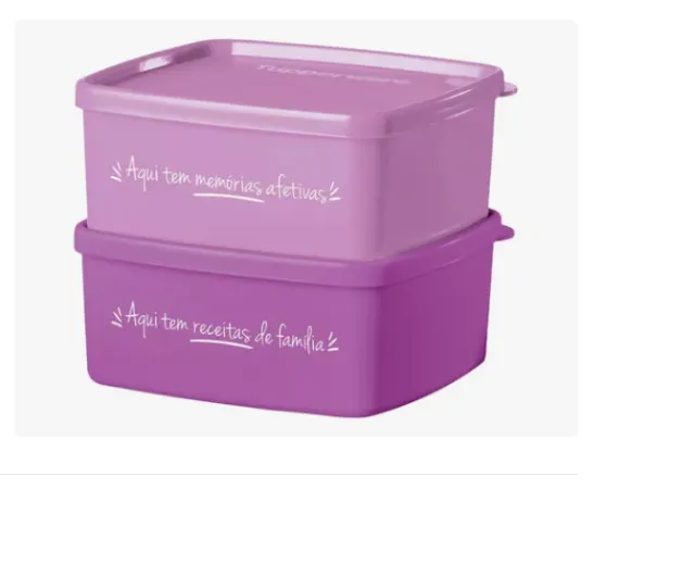 Tupperware Kit 2 Jeitosinhos 400 Ml Memórias E Receitas