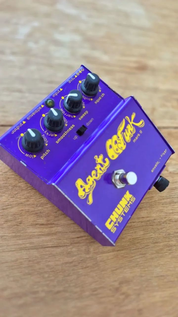 Chunk Systems Agent Funk Mark II フィルター系 Chunk Systems bass effects: Agent 00Funk Mark II envelope