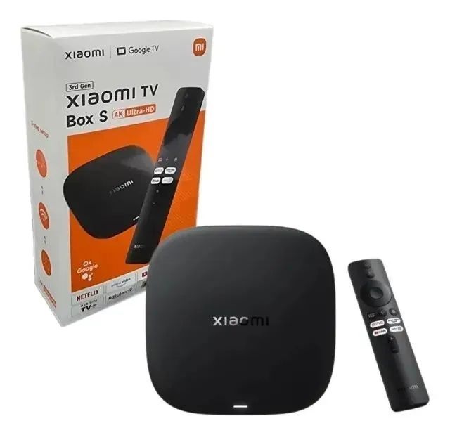 Xiaomi Tv Box Mi Tv Box S 3 Geração 4k Ultra Hd controle por voz - Loja Coimbra Entregamos - Foto 3
