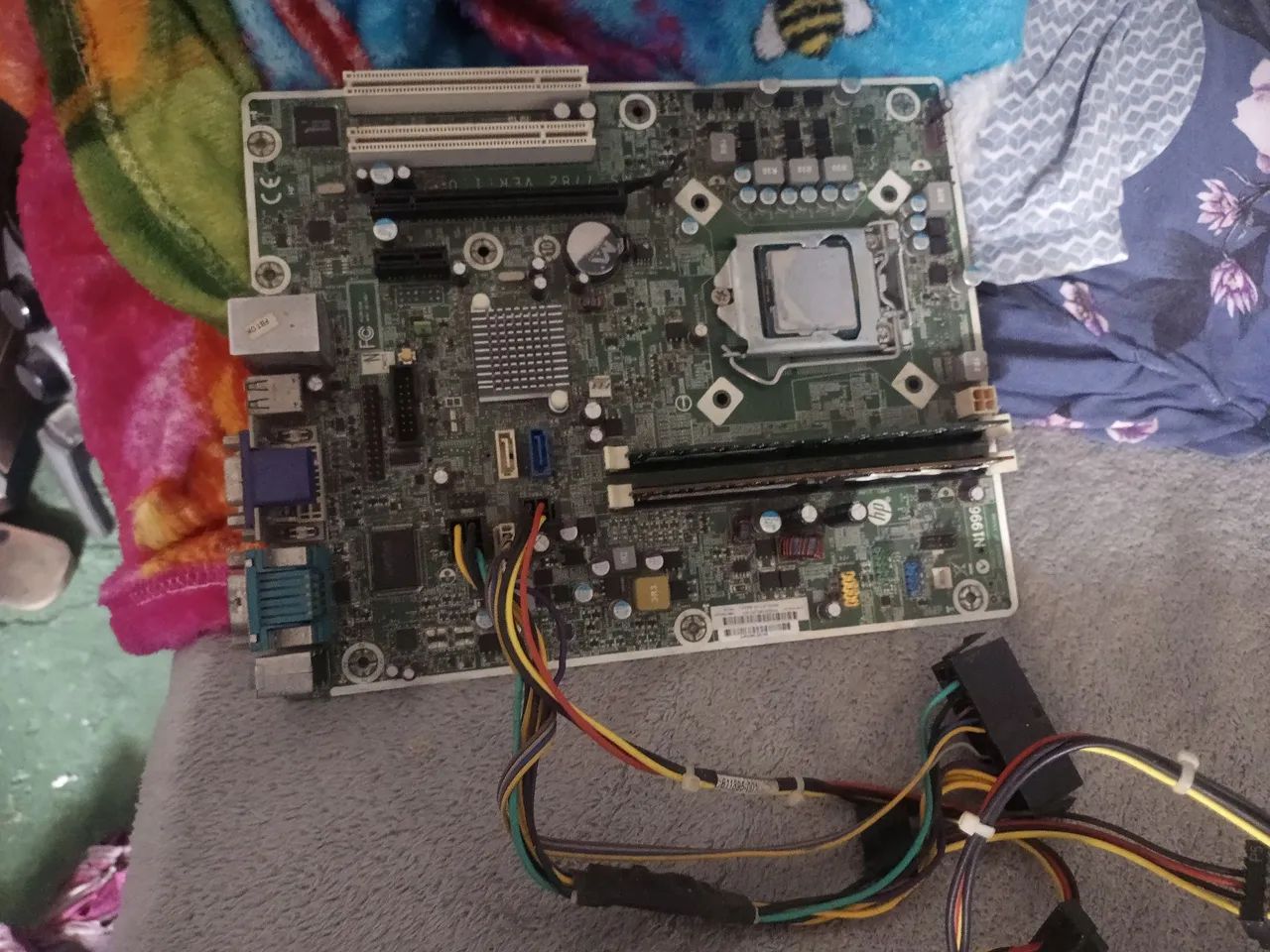 Placa Mãe HP 1155 g470 kit, leia !!