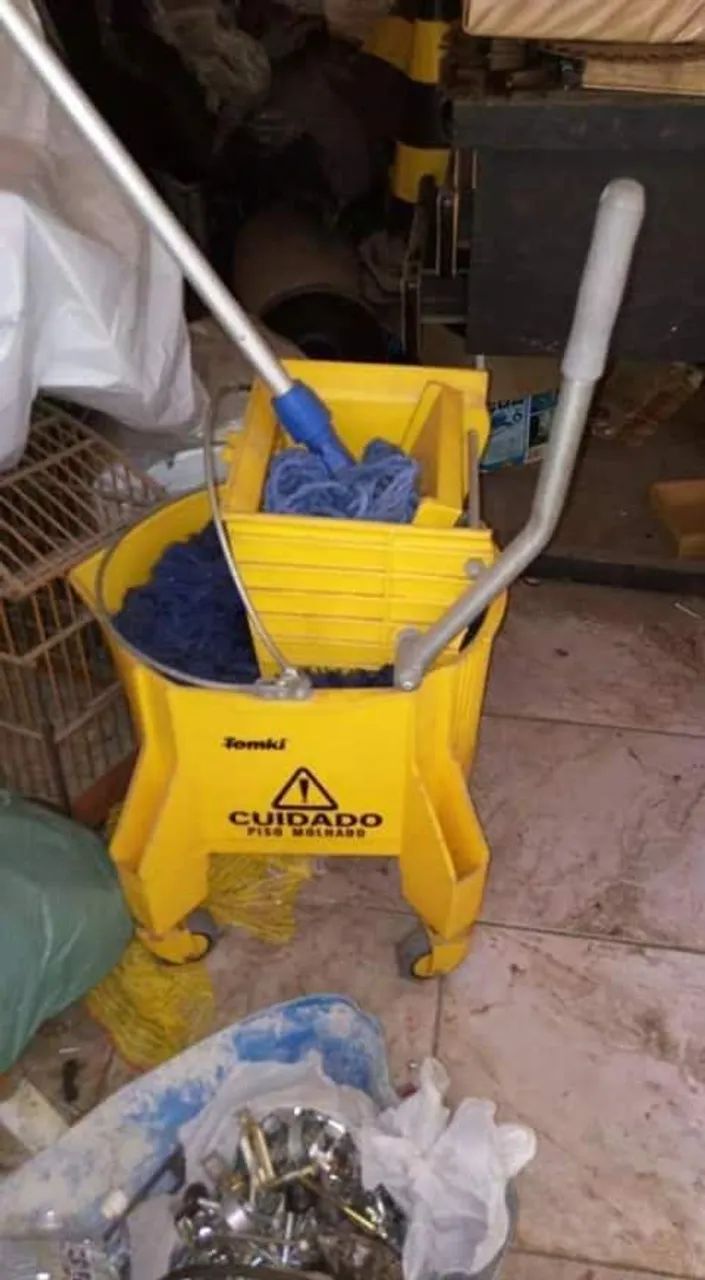 Carrinho Mop pra limpeza de piso novo - Foto 4