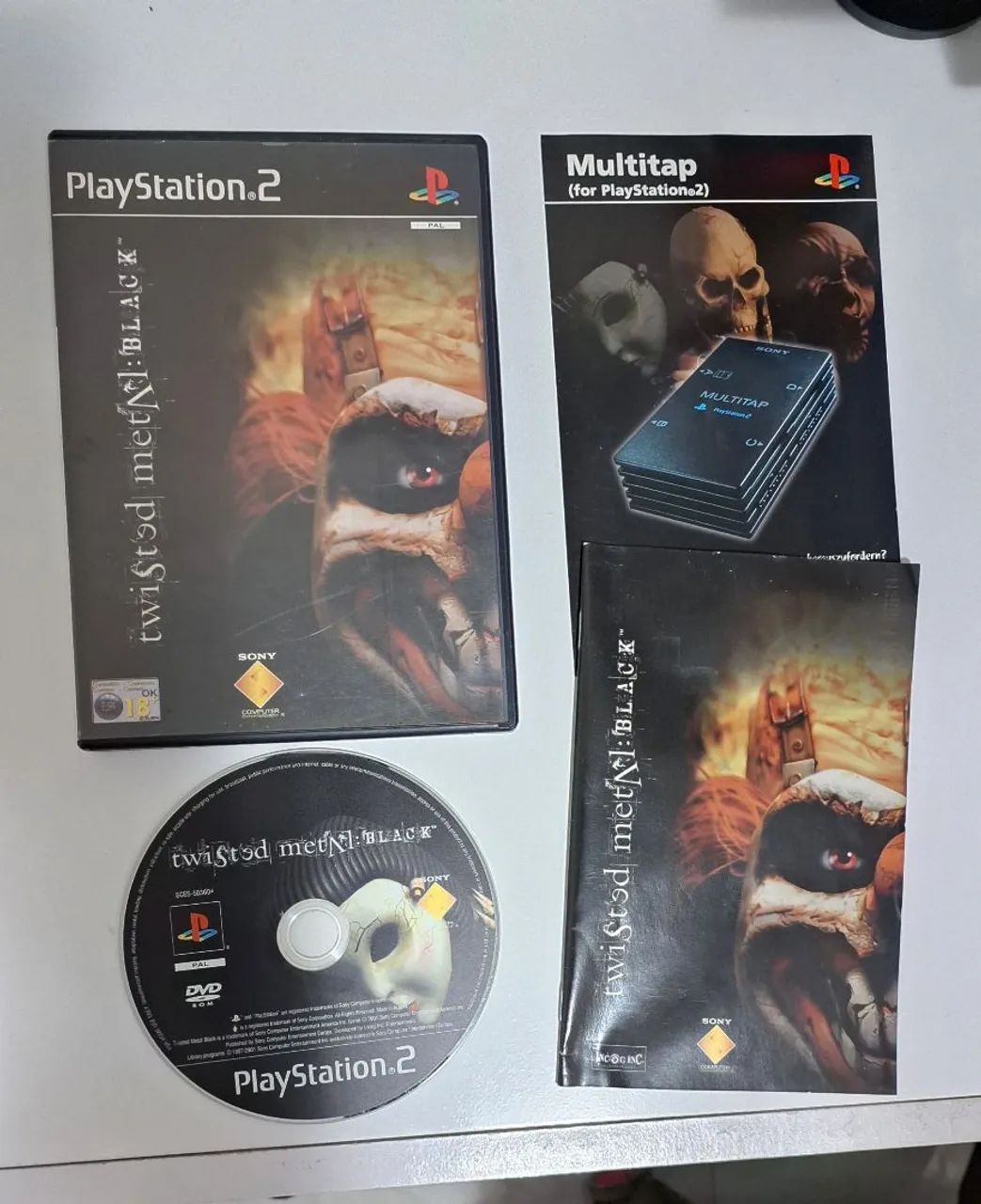 Twisted Metal Black jogo original de ps2