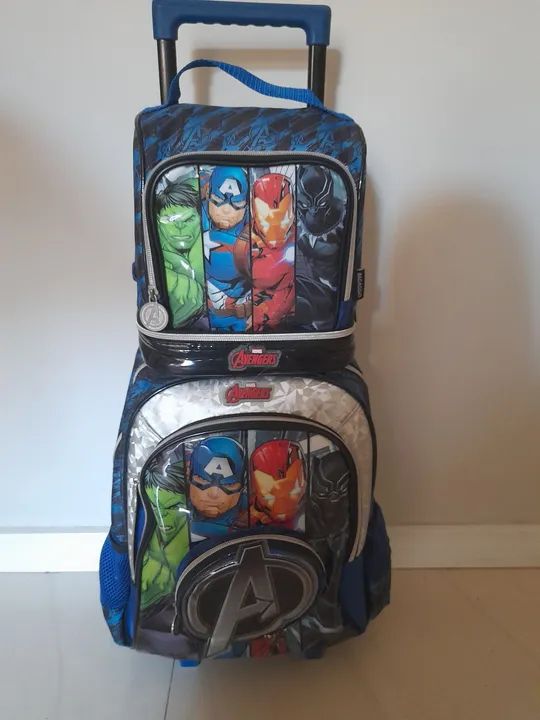 Conjunto de Mochilas Avengers - Infantil - Foto 2