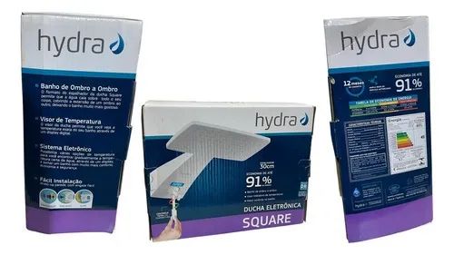 Chuveiro Hydra Ducha Eletrônica Square 127v 5500w - Foto 6