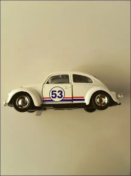 Carro Colecionável / Miniatura - Volkswagen Fusca 1963 - Herbie 53 (Filme: Se Meu Fusca Fa - Foto 3