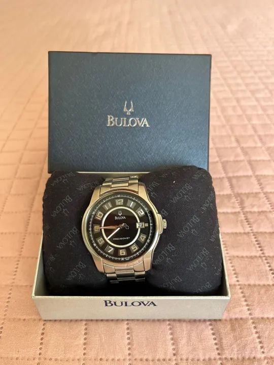 Relógio Bulova Masculino - Usado apenas em 2 ocasiões (casamentos)  - Foto 4