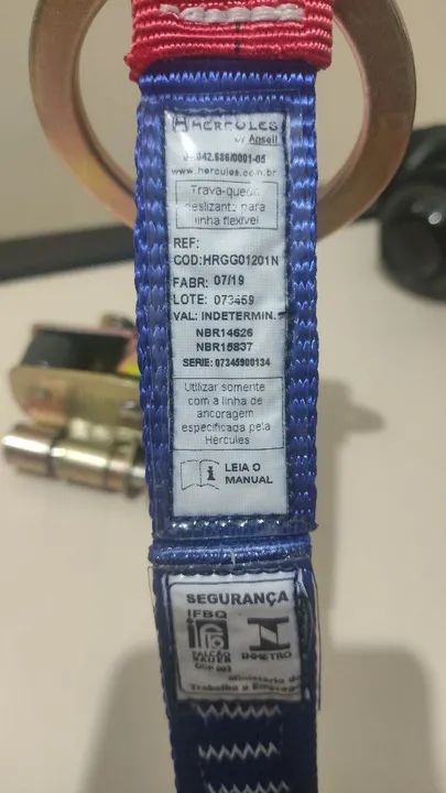Trava-Quedas Para Corda Hércules HRGG01201N Com Extensor e Trava Dupla - Foto 3