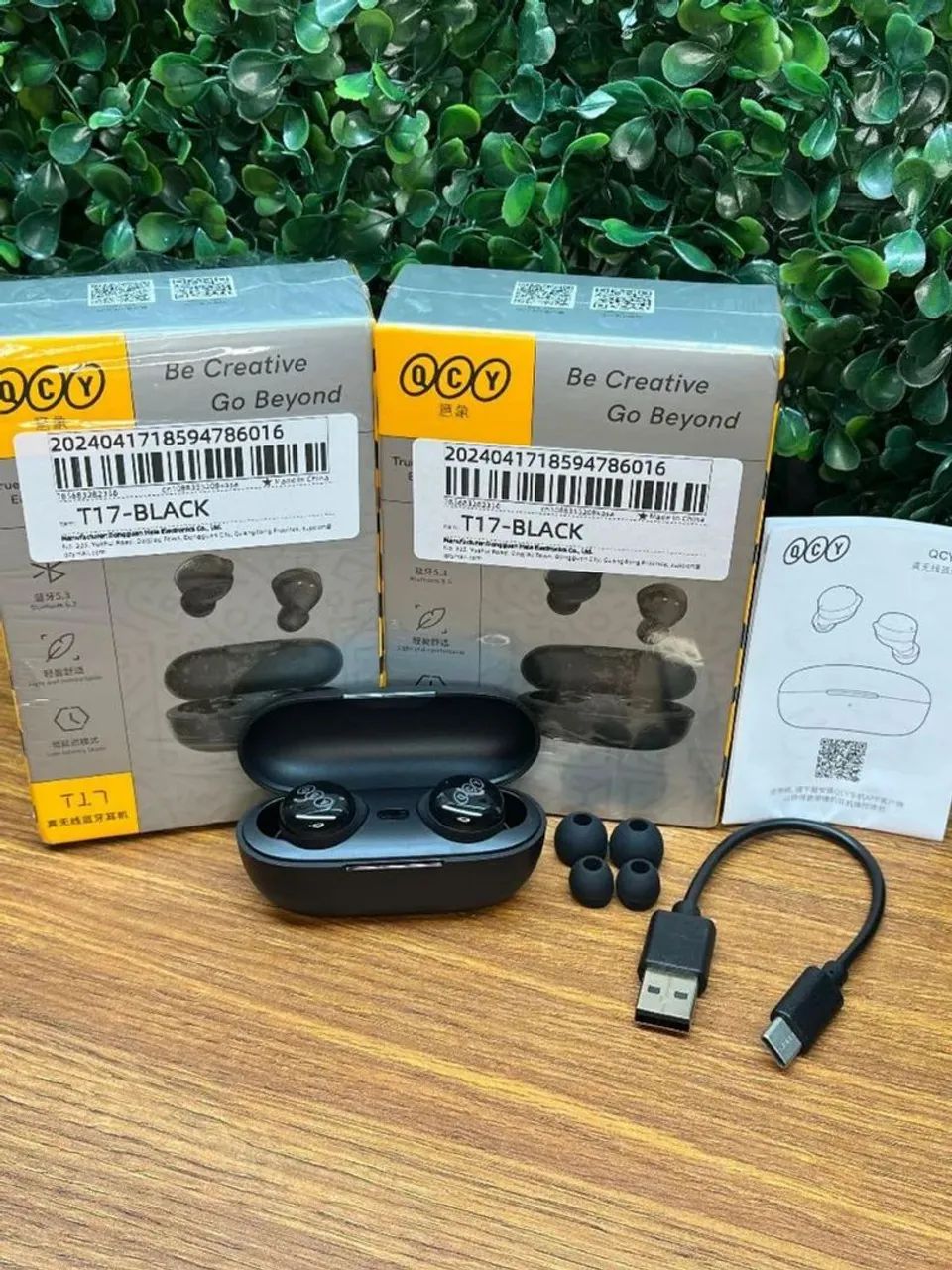 Fone de ouvido bluetooth QCY T17 