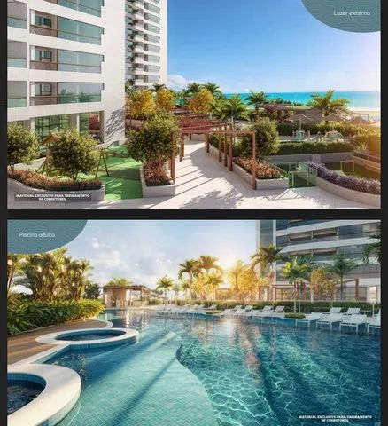 Jacarecica - Lançamento beira mar, apartamentos 3 quartos - Foto 4