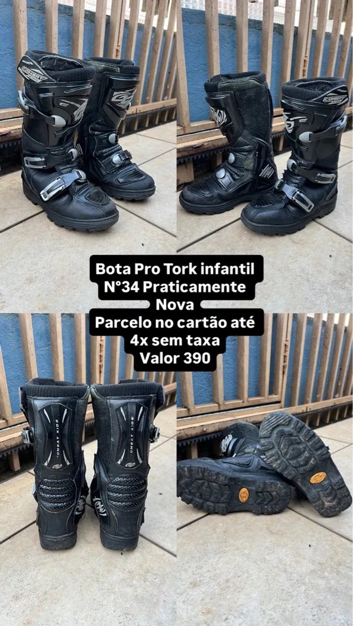 Bota Pro Tork Infantil N°34