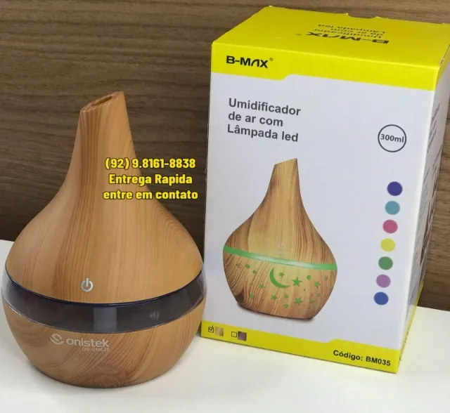 Umidificador de Ambientes Aromatizador 300ml