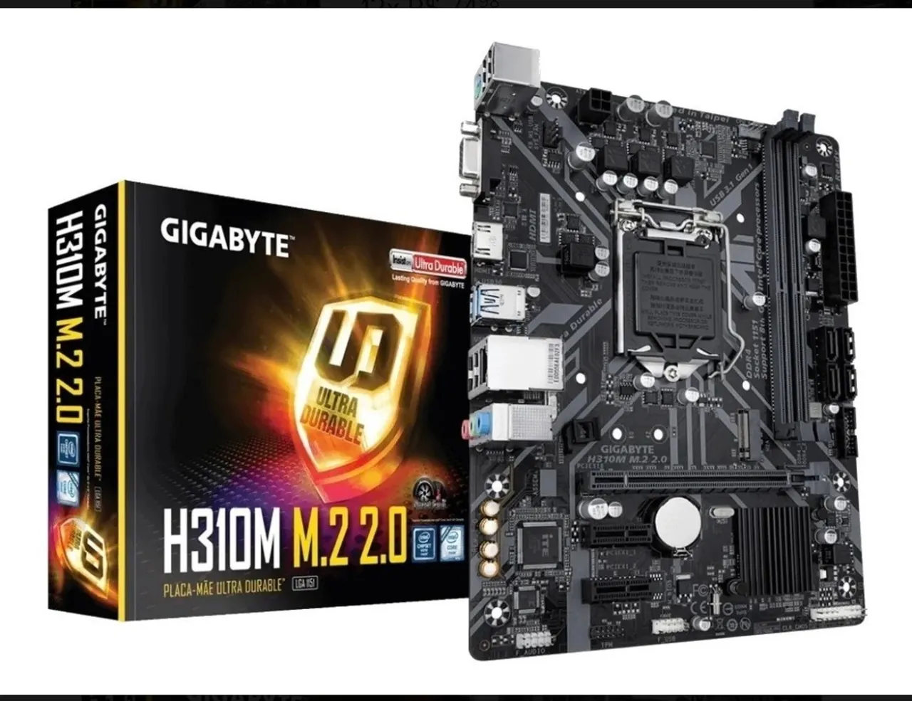 Intel core i3 9100f / Placa mãe gigabyte