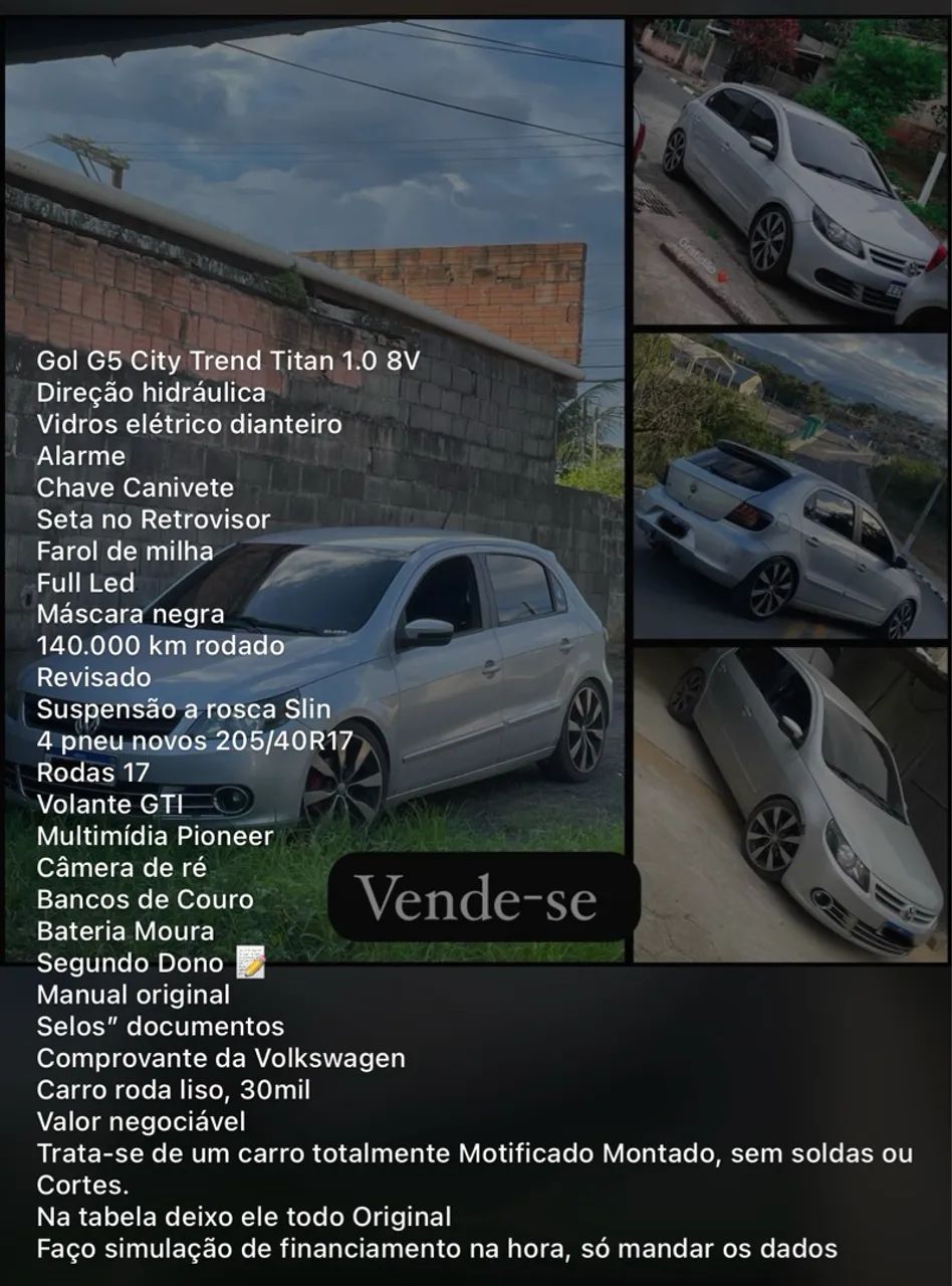 Gol G5 City Trend Titan 1.0 8V 2012 - Foto 2