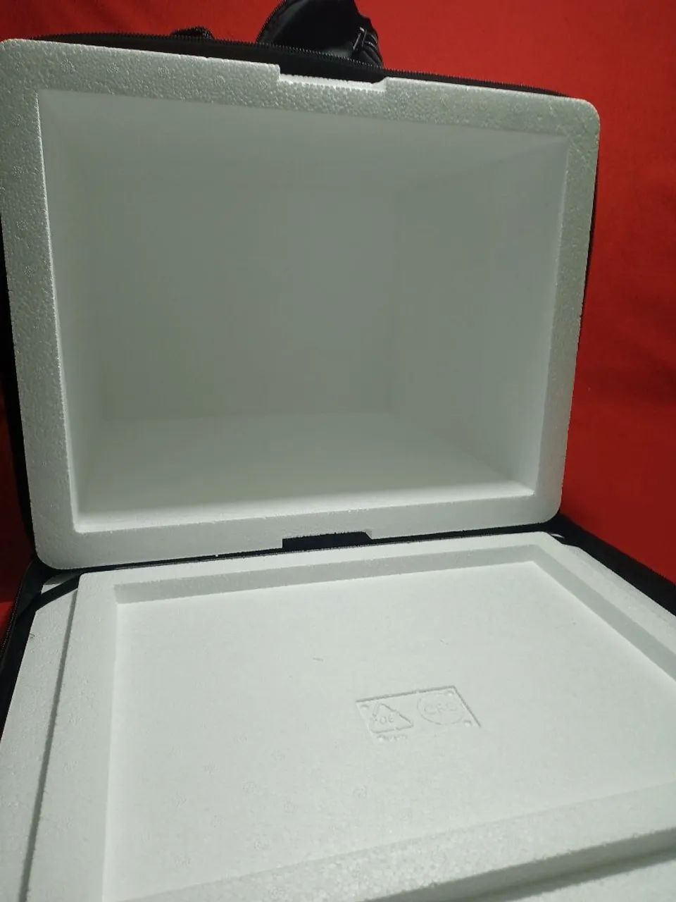 Mochila Bag Motoboy Delivery Com Isopor Nova 45L - Foto 3