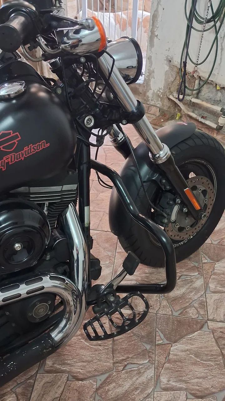 FAT BOB 2017 PRETO FOSCO - Foto 4