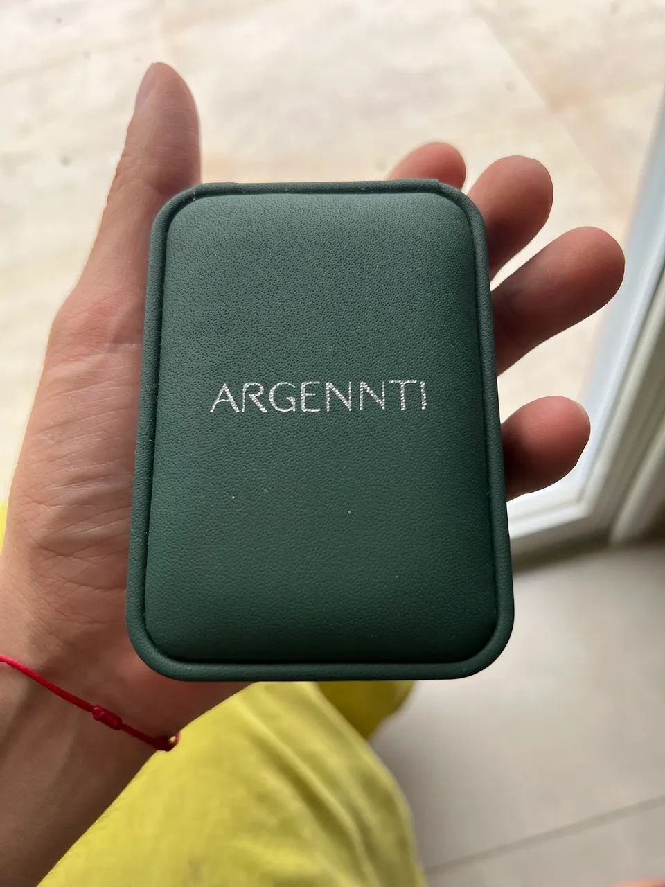Correntinha prata argennti pai nosso - Foto 2