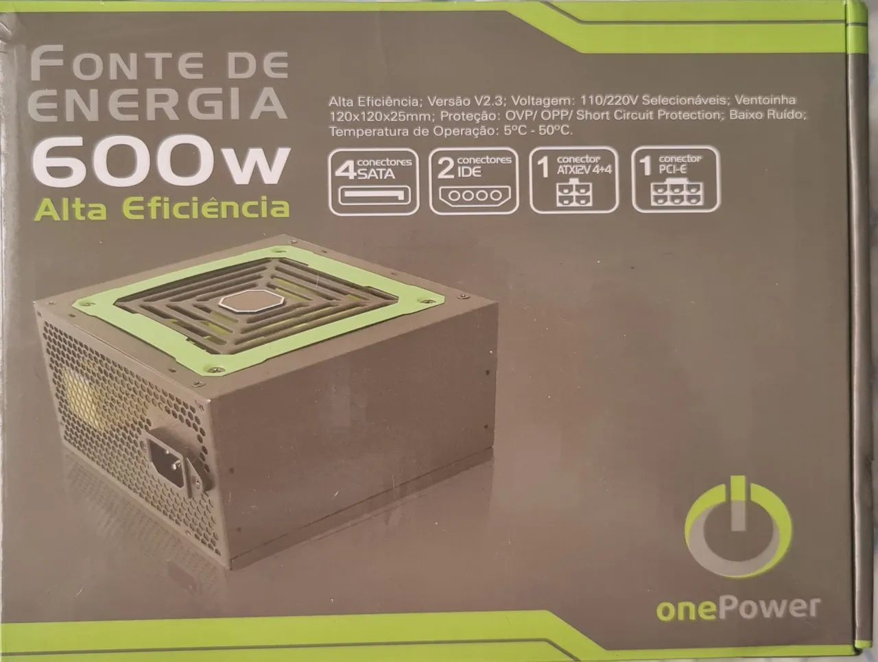 Fonte onePower 600W