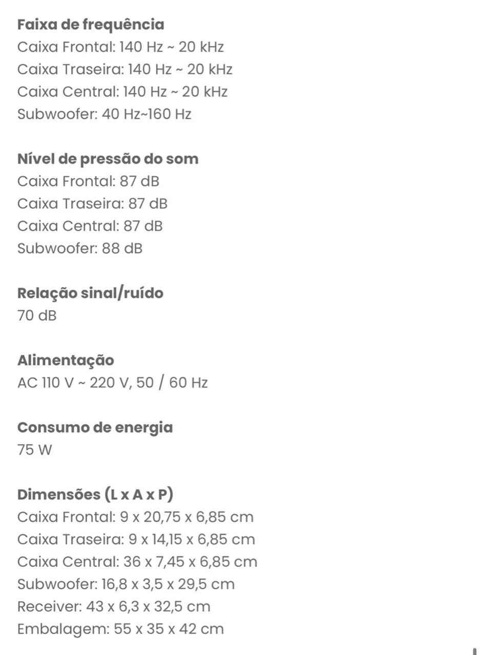 Home Theater Samsung - Foto 2