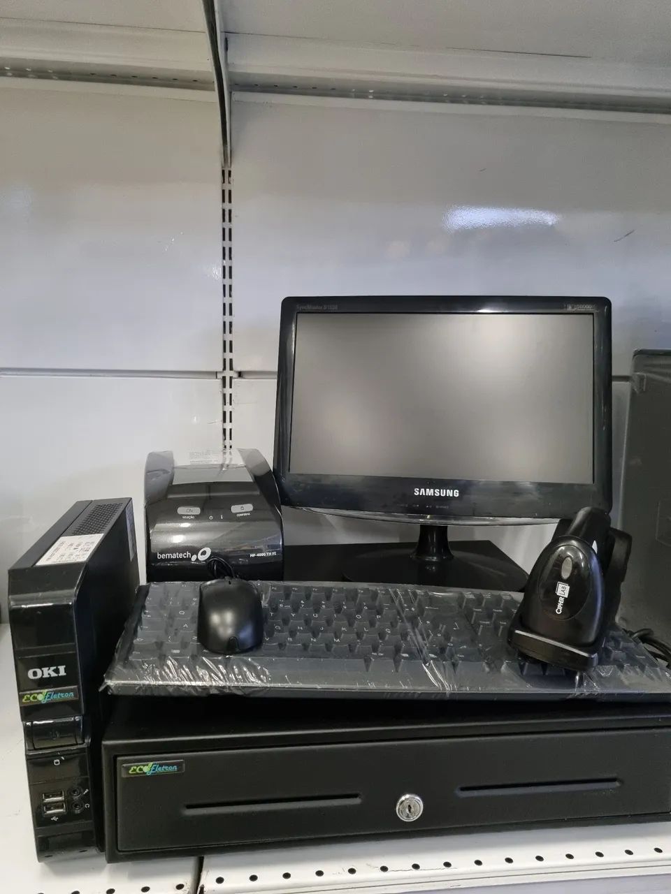 Kit PDV Completo com Mini PC - Acompanha impressora, leitor, gaveta + Periféricos