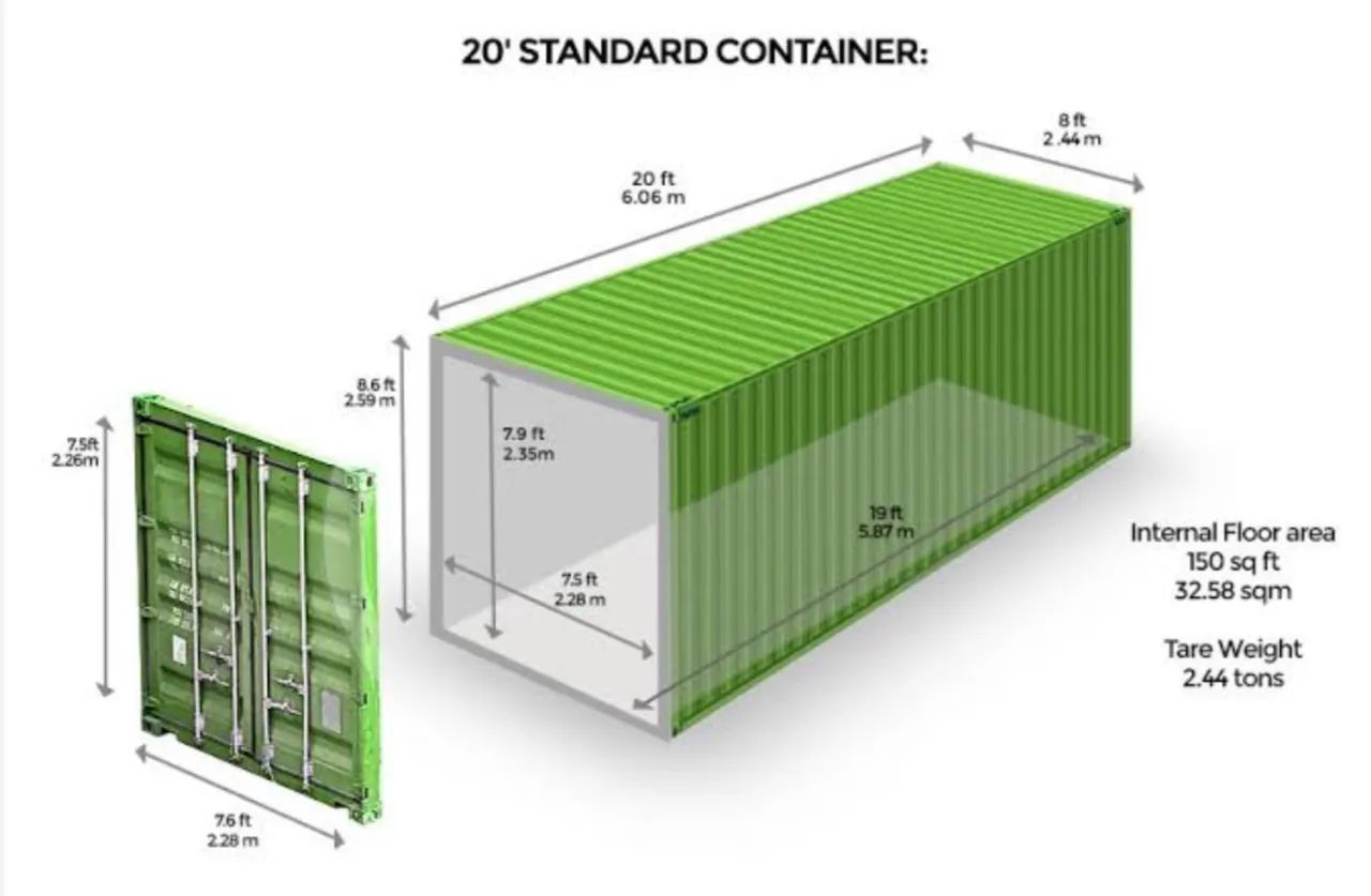 Containers de 20 pés usados e seminovos!! - Foto 2