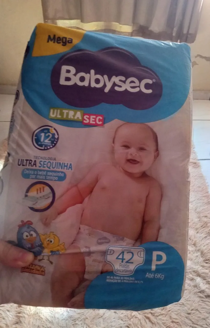 Fraldas Babysec Ultra Sec Mega - 42 unidades