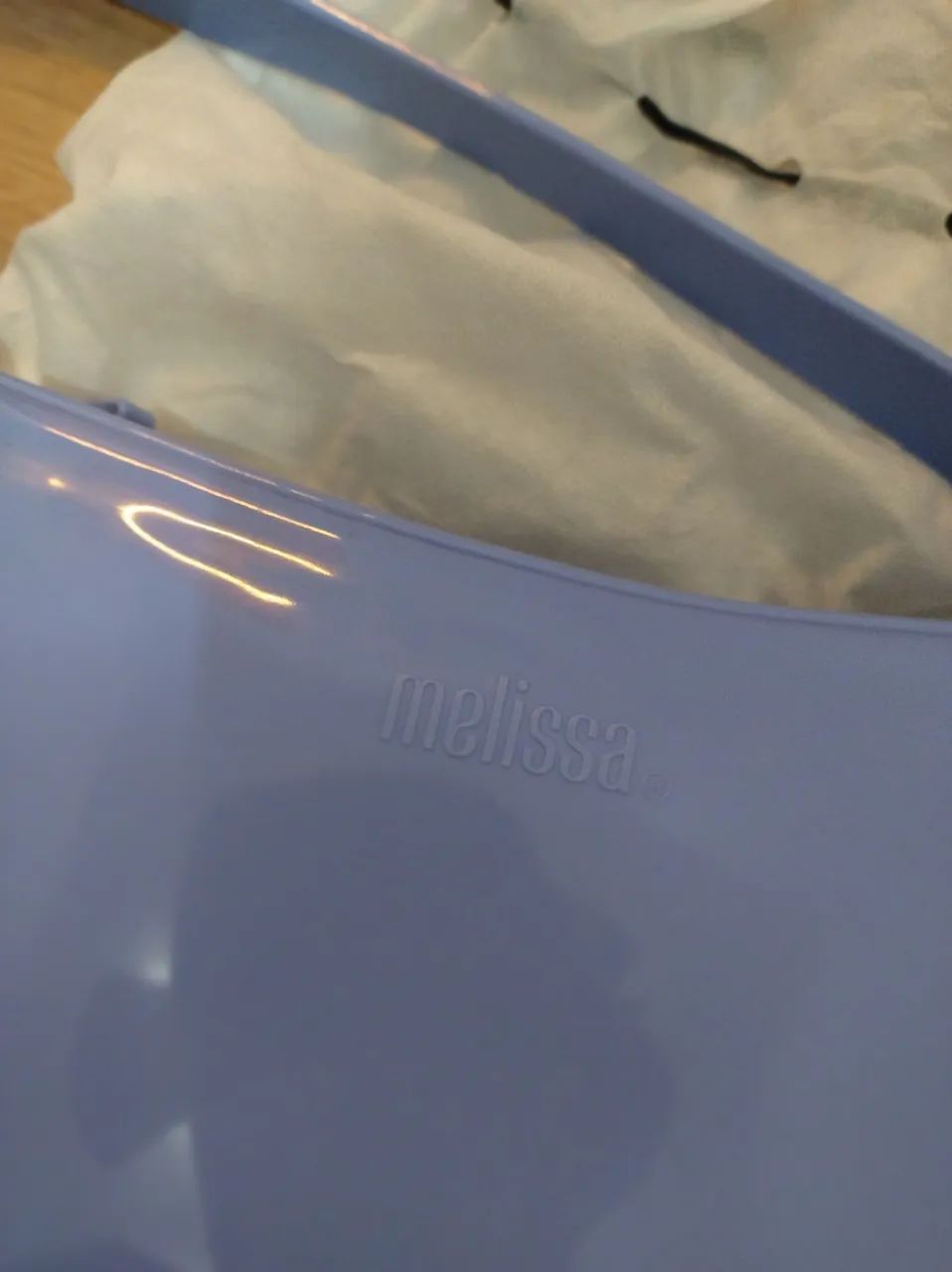 Bolsa Melissa Azul Esmalte - Foto 3