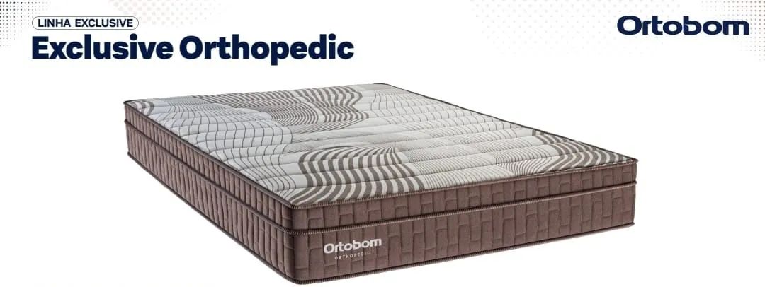 Colchao Queen Exclusive Orthopedic 158x198x28 Ortobom 