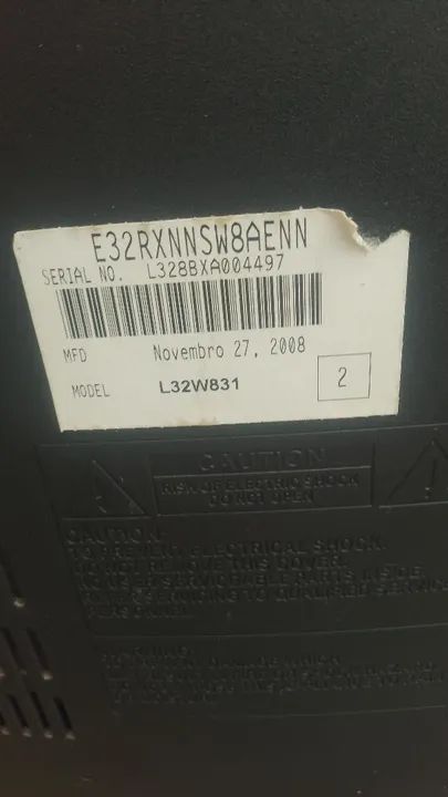 TV aoc 32 polegadas, parou de dar imagem,$150 reais, bairro São Mateus  - Foto 3